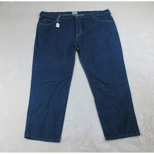 Tyndale‎ FR Pants Mens 50 Blue Denim Jeans Cotton Pockets HEMMED Rodeo 50X31*